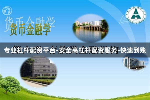 专业杠杆配资平台-安全高杠杆配资服务-快速到账